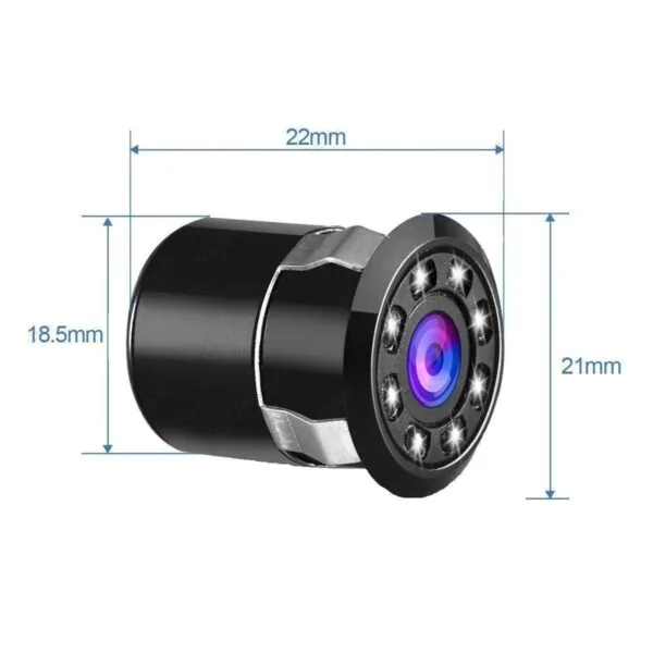Alternative view of Dean Universal LED Rear Bumper Camera with SD/CVBS Picture Quality
