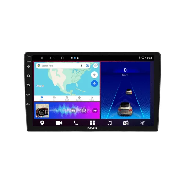 Dean Wave X4 – 4GB+64GB Android Car Stereo | Wireless CarPlay | Octa-Core | QLED Display