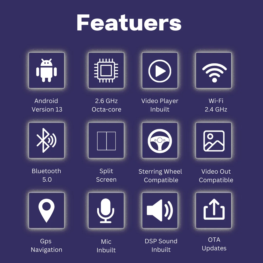 Dean Wave X2 – 2GB+32GB Android Car Stereo | Wireless CarPlay | Budget Performance Model - Image 3