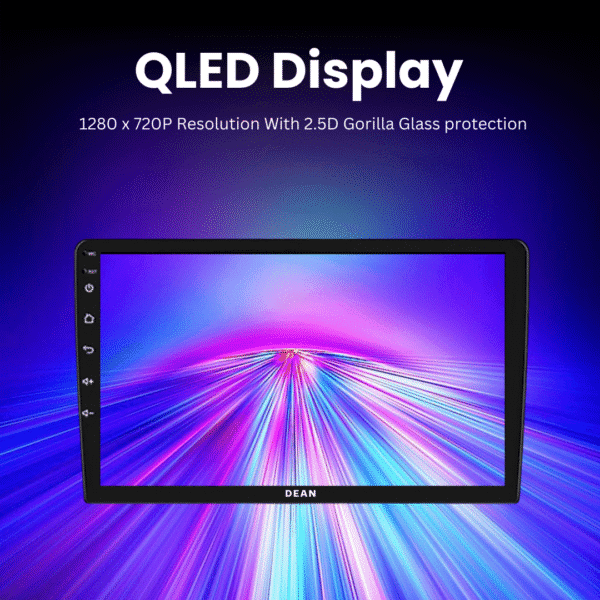 Alternative view of Dean Nova LC‑06 Android Car Stereo | Certified CarPlay | DSP Sound | QLED Display | 6GB+64GB