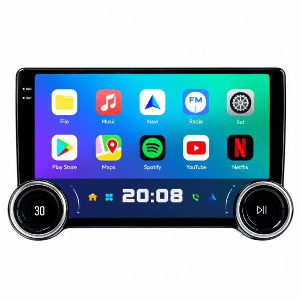 Diamond X80s 10.1" Android Stereo (2GB+32GB) with Dual Knob & Wireless CarPlay & Cooling Fan