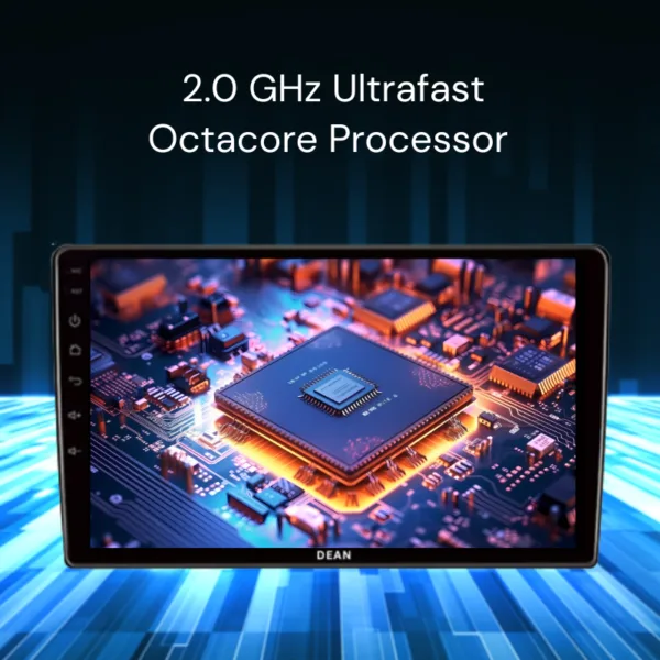 Alternative view of Dean Beast-Z8 LTE – 8GB+128GB Android Car Stereo | 4G SIM Slot | Wireless CarPlay | QLED Display| DSP Pro EQ