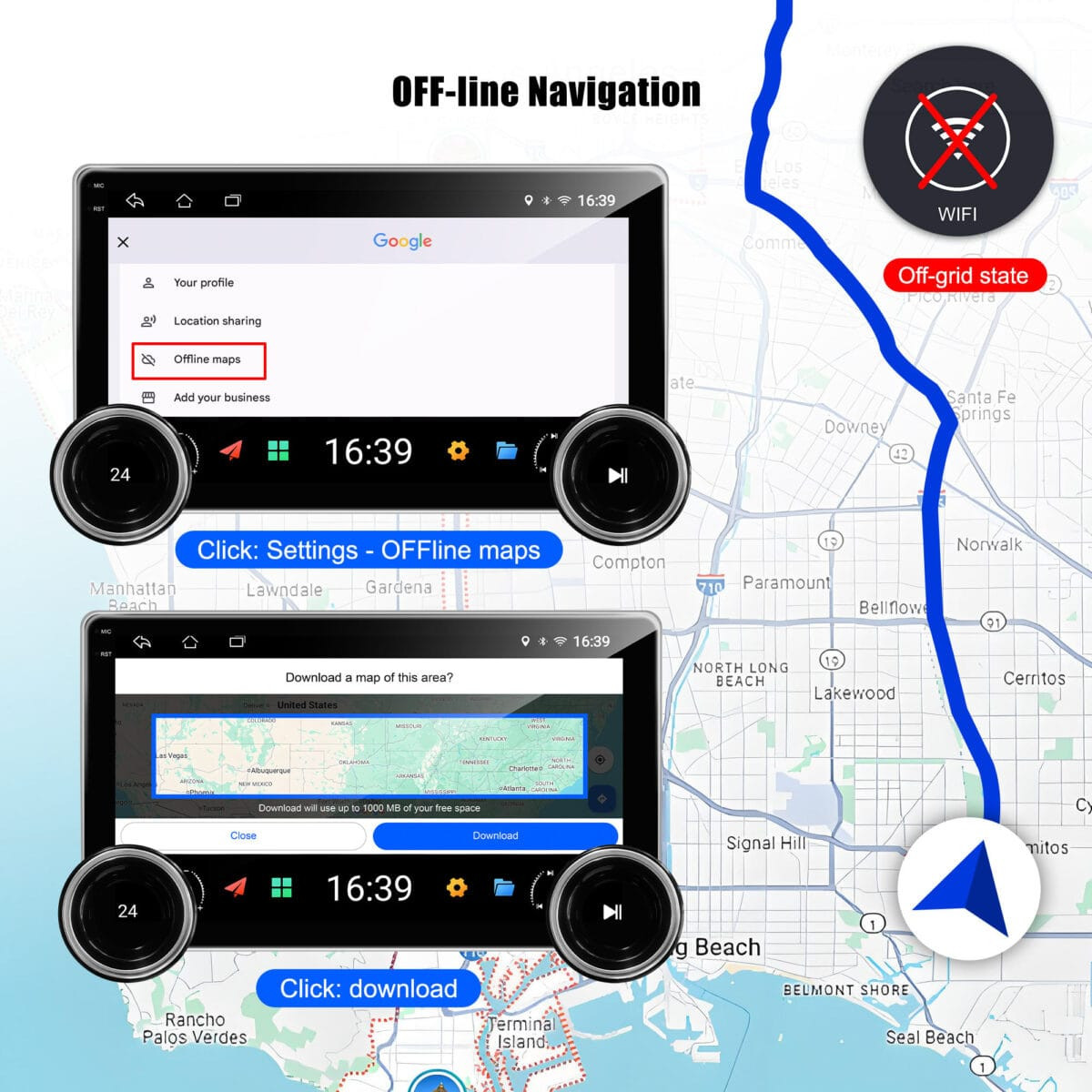 Diamond 2K X80s 10.1″ Android Stereo (4GB+64GB) with Dual Knob, Wireless CarPlay & Cooling Fan – Universal Fit - Image 3