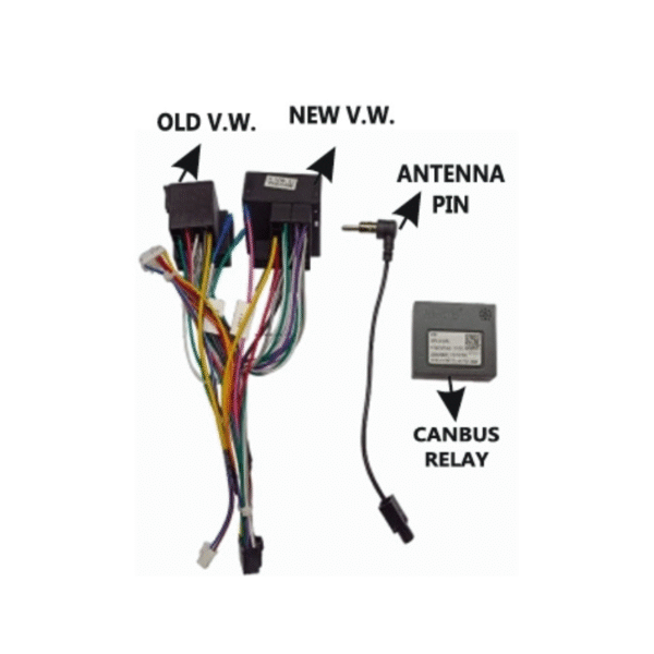 VolksWagon Polo Canbus Harness with Power Coupler