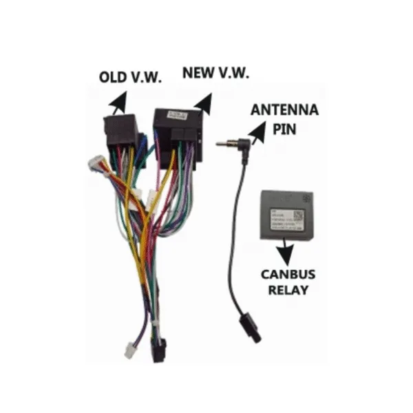 VolksWagon Vento Canbus Harness with Power Coupler