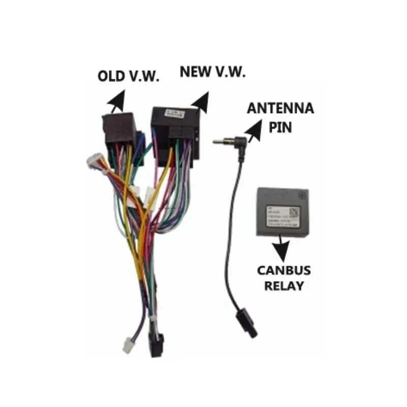 VolksWagon Vento Canbus Harness with Power Coupler