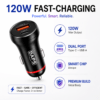 Daps 120W Type-C PD + USB Charger – High-Speed Charging Adapter - Image 3