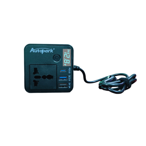 Autopark 220W Car Power Inverter/Laptop Charger, Charge 5 Devices Continuously