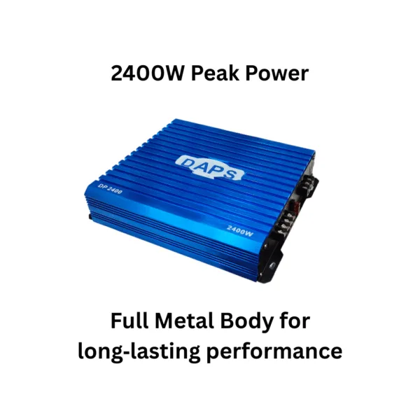 Alternative view of Daps DA-2 80W 2-Channel Amplifier – High-Performance Audio Booster