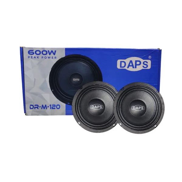 Daps DR-M-120 MID Range 6.5" Inch Car Speakers Clear Sound, Easy Fit, Premium Build
