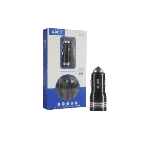 Daps 36W Dual USB Port Charger – High-Speed Charging Adapter