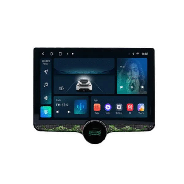 Diamond 2K P15 11.5″ Android Stereo (4GB+64GB) with Single Knob, Wireless CarPlay, 4G Sim Slot & Cooling Fan– Universal Fit