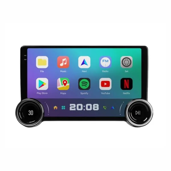 Diamond 2K X80s 10.1″ Android Stereo (4GB+64GB) with Dual Knob, Wireless CarPlay & Cooling Fan