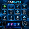 Diamond Crystal S9 9" Android Stereo (2GB+32GB) Wireless CarPlay | Cooling Fan - Image 5