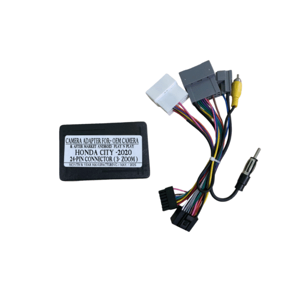 Honda Zoom (3-Angle) 24 Pin Camera Activator Oem Camera Work in Aftermarket Stereo - Plug-and-Play