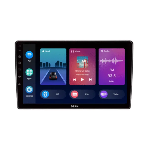 Dean Nova LC-04 – 4GB+64GB Android Car Stereo | Certified CarPlay | DSP Sound | QLED Display| Best Seller