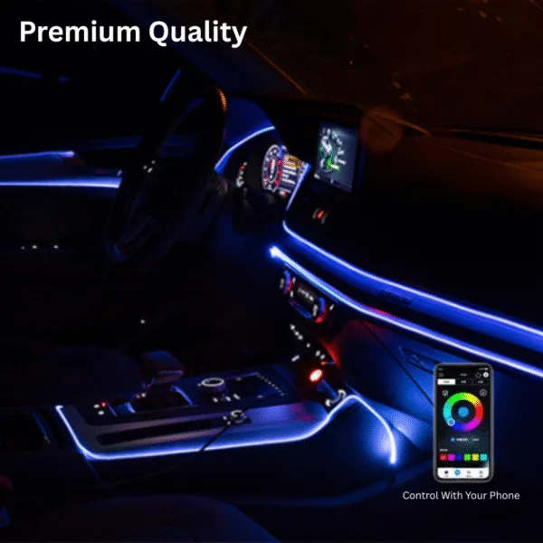 Alternative view of DAPS DA-K46 Ambient Light Kit – 6 Piece RGB Interior LED Set