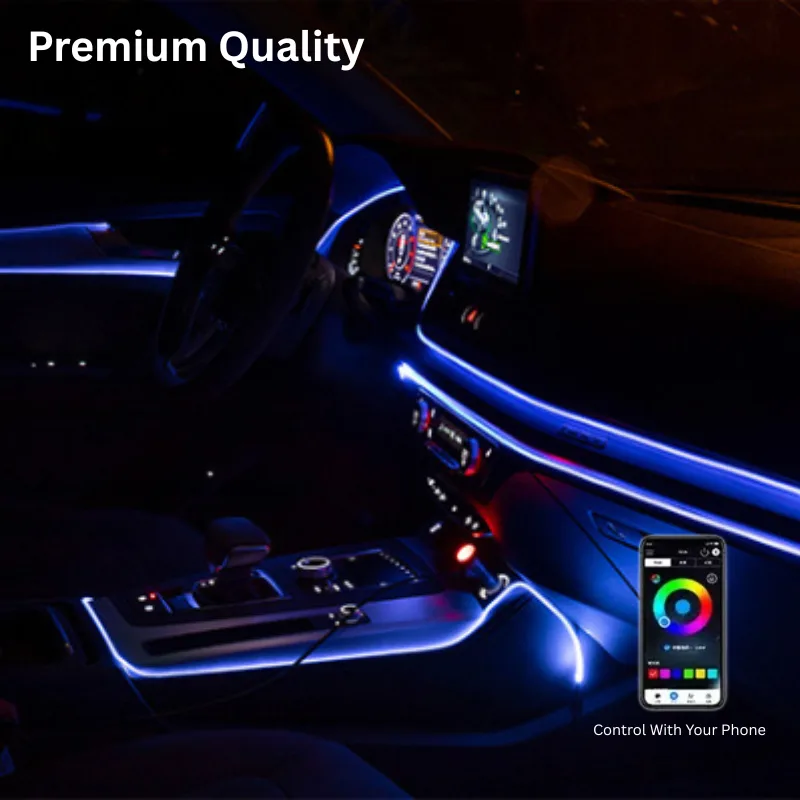 DAPS DA-K46 Ambient Light Kit – 6 Piece RGB Interior LED Set