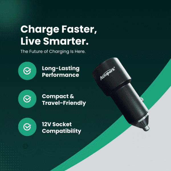 Alternative view of Autopark 120W Type-C PD + USB Charger – High-Speed Charging Adapter