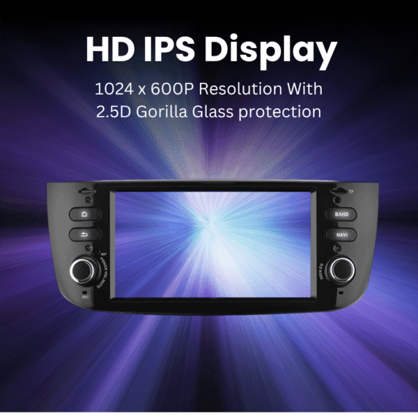 Alternative view of Fiat New Linea / Punto / Aventura (4GB+32GB) Android Stereo with CarPlay