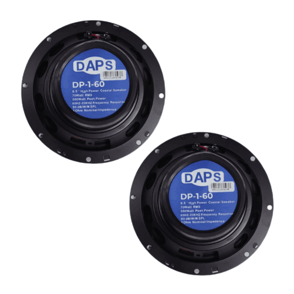 Alternative view of Daps DP-1-60 Co-axial 6.5" Inch Car Speakers Clear Sound, Easy Fit, Premium Build