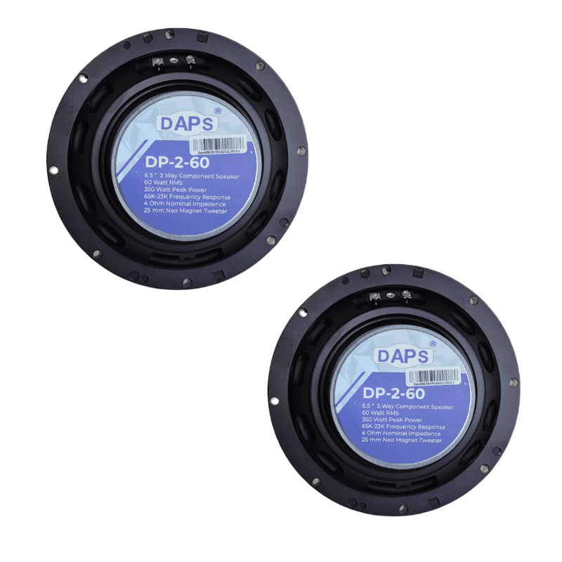 Daps DP-2-60 2-Way Component 6.5" Inch Car Speakers Clear Sound, Easy Fit, Premium Build - Image 3