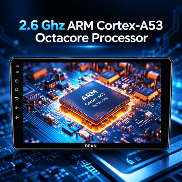 Alternative view of Dean Wave X2 Android Car Stereo | Wireless CarPlay | 2GB+32GB | Octa‑Core Processor Budget Head Unit