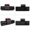Dean 4K 3 Channel Dash Cam – Front, Inside & Rear Camera | 3.2" IPS Screen | WiFi App Control | Night Vision | Loop Recording | G-Sensor - Image 2