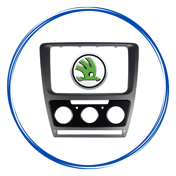 Android Stereo frame For Skoda